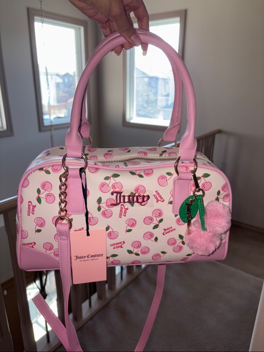 🍒 Juicy Couture Cherry Girl Satchel Purse 🇺🇸 Exclusive 🍒 - Picture 3 of 6